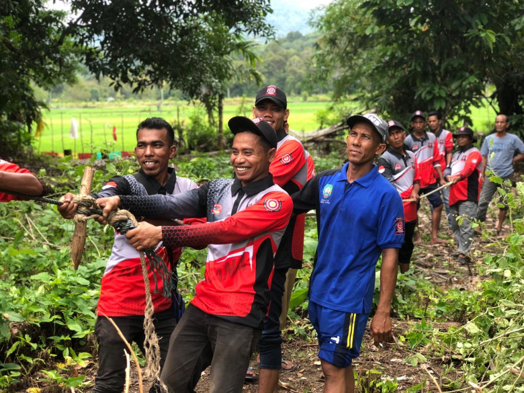 kegiatan tagana di gampong kuta bkdrien